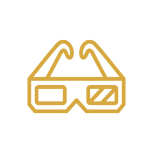 3D glasses icon