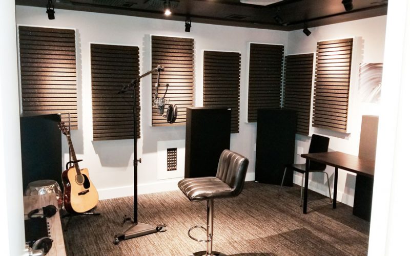 Music recording studio at Ignite Studios in Salt Lake City